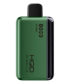 Ice Mint HQD Miracle 8000 Puffs Zero Nicotine Disposable Dubai