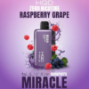 Raspberry Grape HQD Miracle 8000 Puffs Zero Nicotine (0%) Disposable