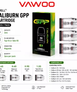 Uwell Caliburn GPP Cartridge (3-Pack)